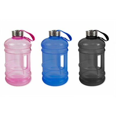GROSSE 2,2L SPORT UND FITNESS WASSERFLASCHE - BPA FREI - IDEAL FÜR ARBEIT UND FITNESSSTUDIO
