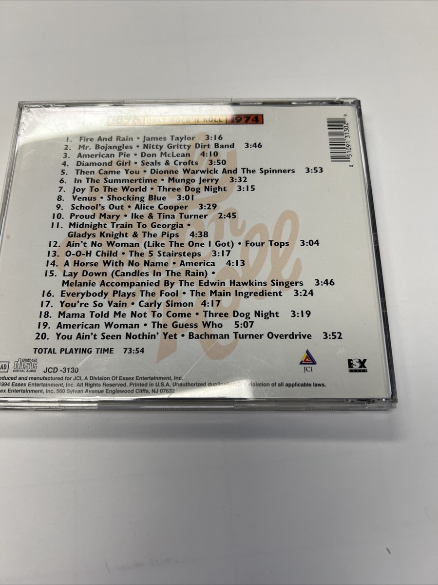 Only Rock 'N Roll 1970-1974: 20 Pop Hits by Various Artists