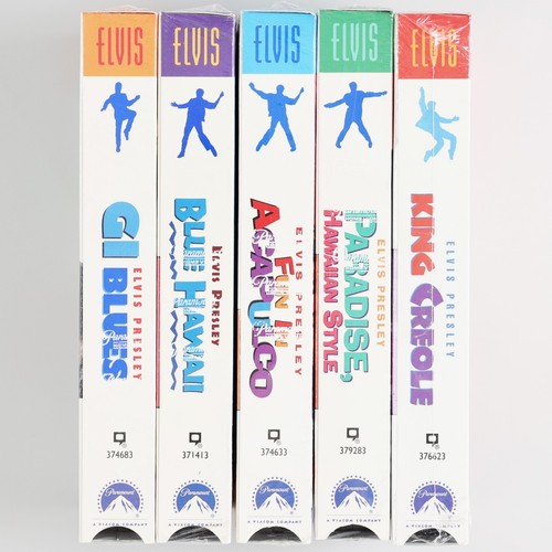5 NEW Elvis Presley VHS - GI Blues/Hawaii/Fun in Acapulco/Paradise/King Creole - Foto 3 di 6