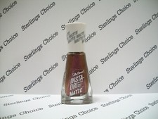 Sally Hansen Insta Dri Matte Nail Polish 015 Burnished Wine