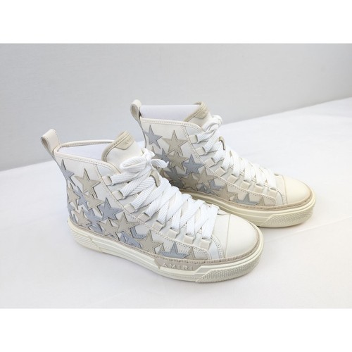 Amiri , Stars Court High-Top Sneakers in Grey / White BNWB 43 - 第 14/22 張圖片