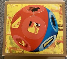 1968 Original Tupperware Shape O toy Ball Shape Sorter w/ Original Box