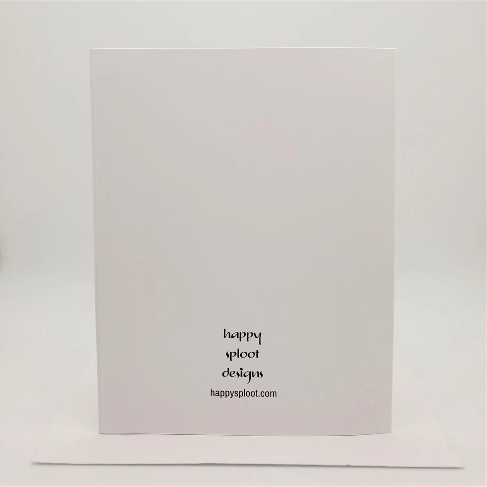 English Bulldog Dog Hand-Drawn Get Well Soon Greeting Card with Envelope - Image 4 of 4