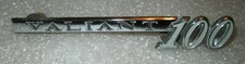 1967, 1968 & 1969 PLYMOUTH VALIANT 100 FENDER EMBLEM BADGE FACTORY ORIGINAL OEM