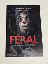 Feral #2 Exclusive Cover Art by Tone Rodriguez  (Smile) Horror Image NM