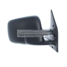 VW T4 Transporter Van 1990-2003 Door Wing Mirror Manual Black Drivers Side Right