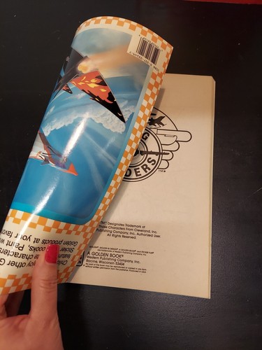 1989 Ring Raiders Golden Trace & Color & Coloring Book W/ Cover On Upside-down - Bild 5 von 23