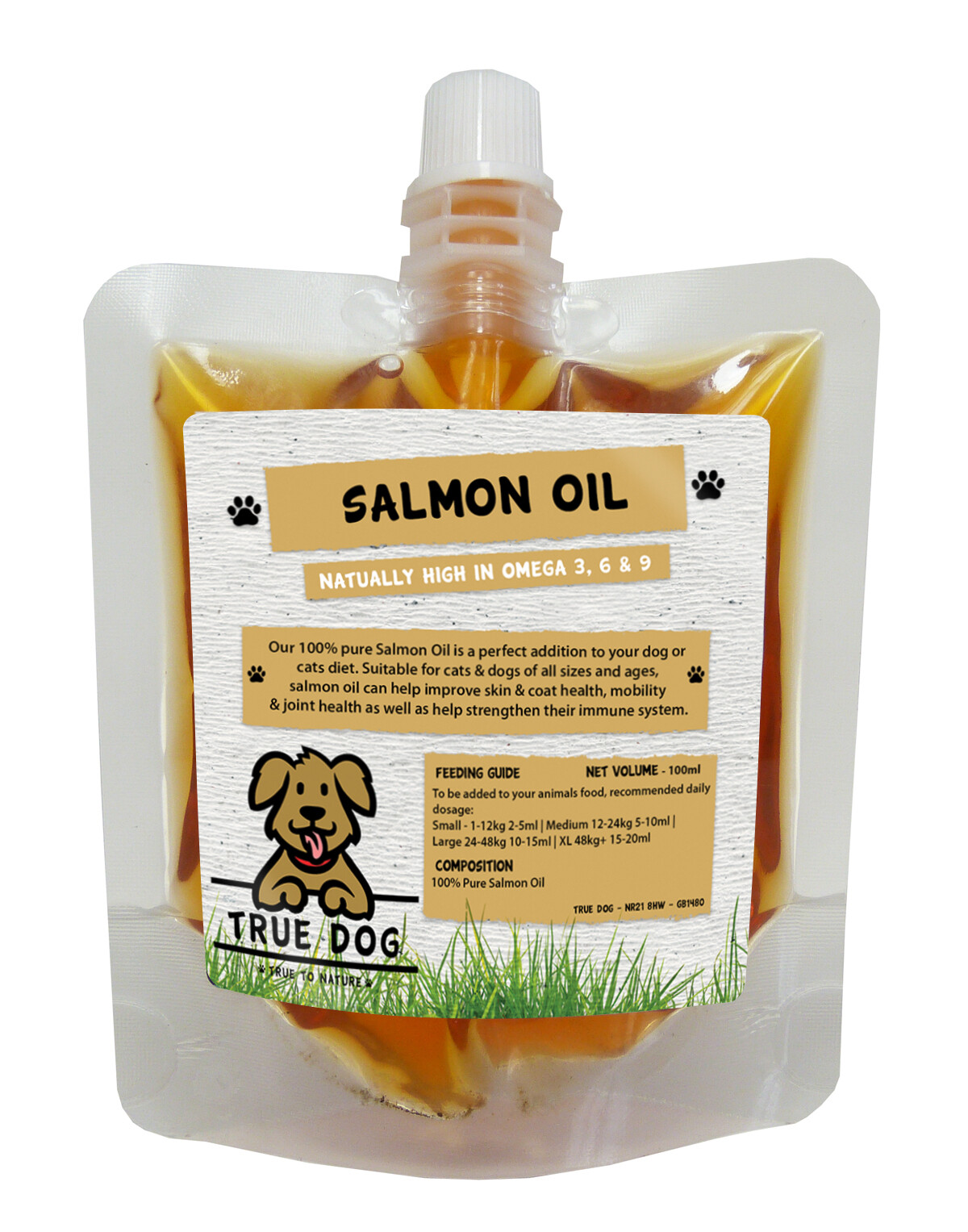 Pure Oils for dogs 100ml Hemp Oil, Salmon Oil or Flaxseed Oil