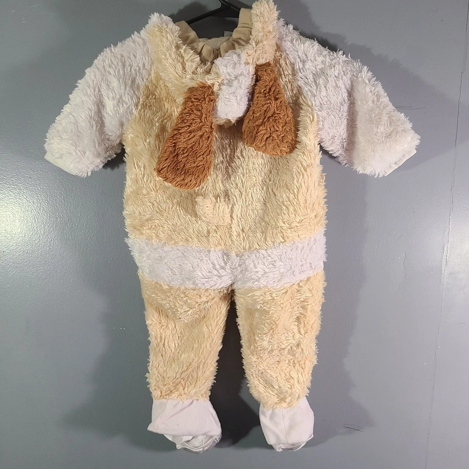 Objetivo 12-24 meses Disfraz de cachorro perro capucha de nieve traje Halloween perrito sudadera con capucha orejas Foto 4 de 4