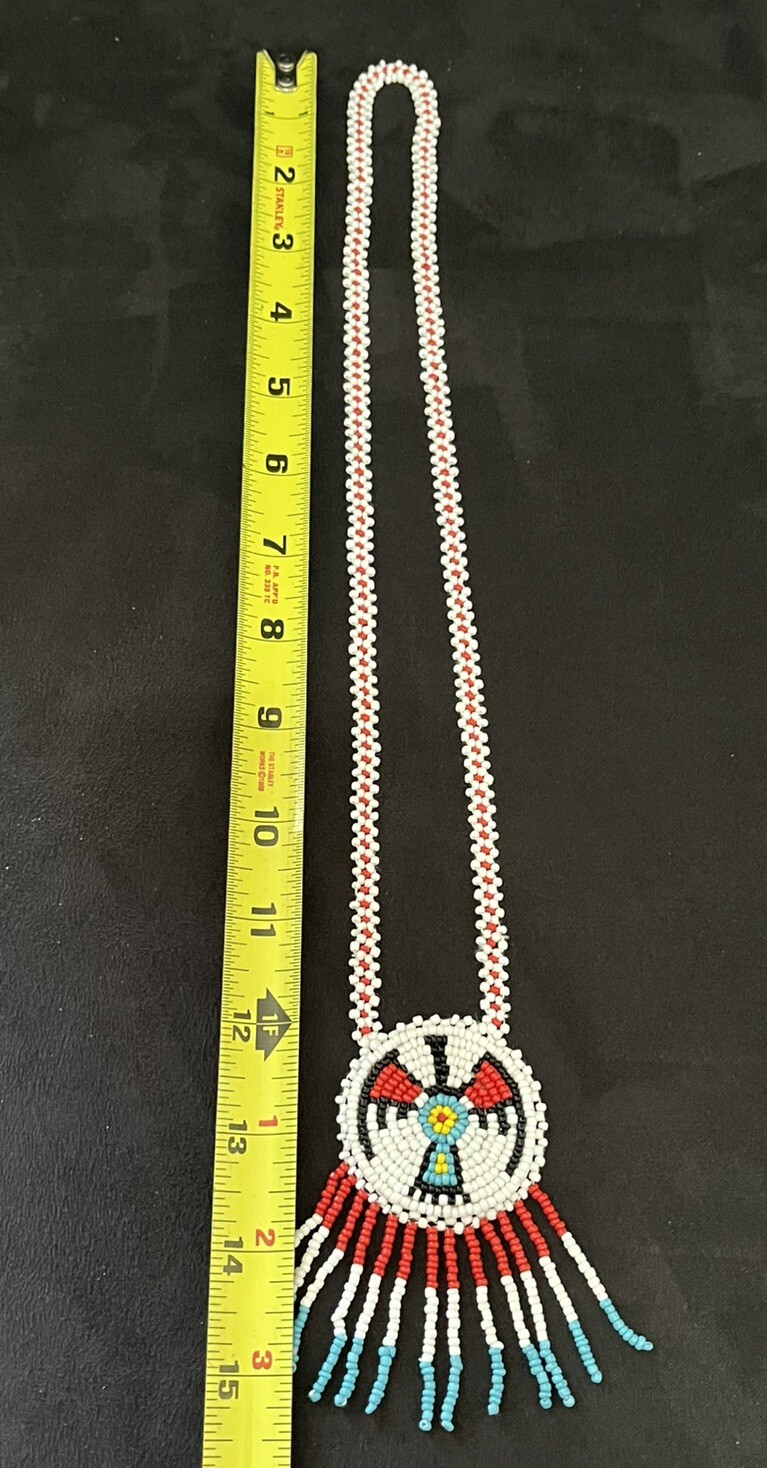 Hand Crafted Beaded Native American Southwestern … - image 6