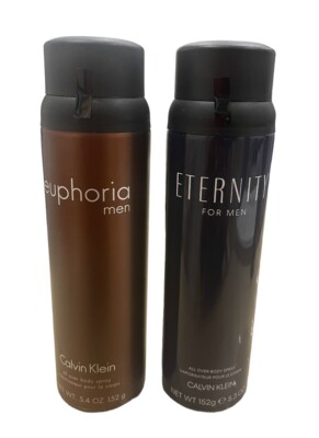 Calvin Klein oz Body Spray Euphoria And Eternity For Men
