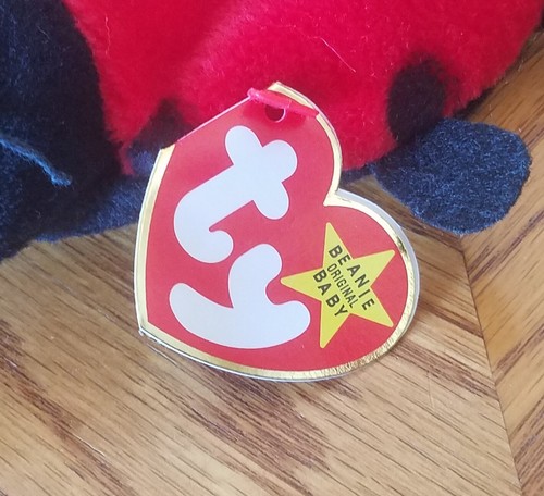 Ty Beanie Babies - Lucky the Ladybug Style 4040 (1993) - Picture 3 of 6