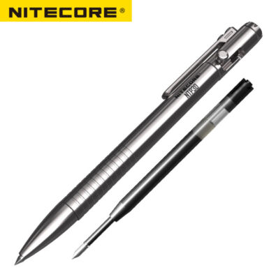NITECORE NTP30 Titanium Bidirectional Bolt-Action Tactical Pen