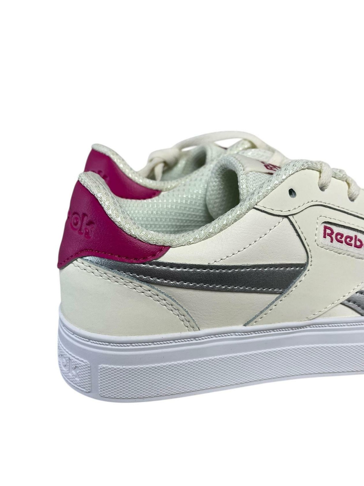 Reebok Women Sneaker Tennis 100033863 Court Advance Bold Chalk Silver Size 9.5 M thumbnail 2