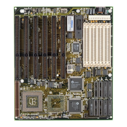 Mainboard ECS FX-3000 US3486 SOCKEL PGA168 SIMM ISA Baby-AT - Bild 2 von 3
