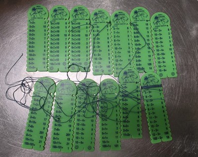 Lot Of 13 Saxon Math 1 Learning Wrap Ups Addition Intro Multiple Digit USED 