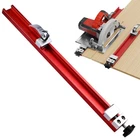 Adjustable Cutting Machine Base Guide，Aluminum Circular Saw Guide Rail，saw gu...