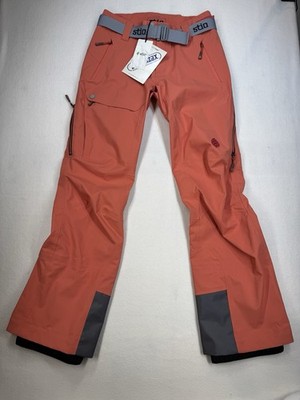 Stio Womens Environ Ski Waterproof Snow Pants Smokey Salmon XL NWT $419 MSRP