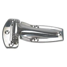 Strap Hinge, Stainless Steel, Full Surface Mounting, 2 1/2 in Leaf W x 3 15/16