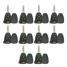 10 Remote Control Fob Case Head Key Shell 4B Compatible with Dodge Chrysler Y159