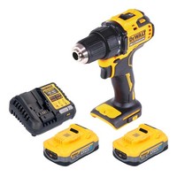 Dewalt DCD 708 H2 Bohrschrauber 18 V 65 Nm + 2X Powerstack Akku 5,0 Ah + Lader