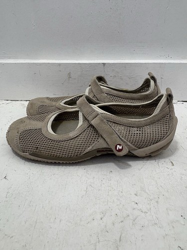 Women's Merrell Circuit MJ Breeze Taupe Size 7 Mary Jane Casual Walking Gray
