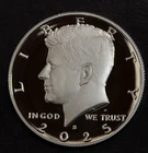 2025 S Kennedy Half Dollar Gem Silver Proof .999 Fine  Silver   Lot 5352