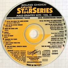 SOUND CHOICE STAR SERIES KARAOKE - MALE COUNTRY HITS - V11 - SC2131 - RARE