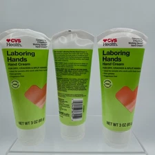 Laboring Hands Hand Cream Lot of  Fragrance Free Non Greasy Hydrating NEW CVS
