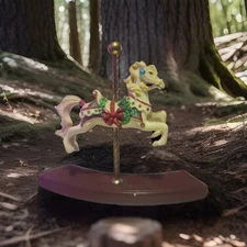 Princeton Gallery Collectible Carousel Horse 1994 December