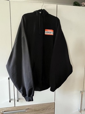 Vetements  Hello My Name Is Vetements  Hoodie (S)
