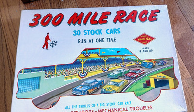 300 Mile Race Board Game No. 860 Warren Built Rite Games USA