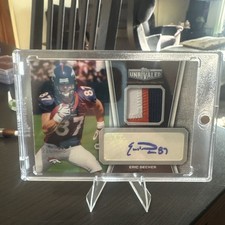 Eric Decker 2010 Topps Unrivaled Auto Patch Broncos #UAP-ED /349