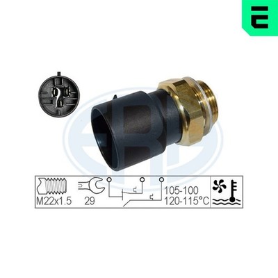 ERA Thermoschalter Temperaturschalter Kühlerlüfter 330220 für ASTRA OPEL T92 CC