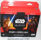 STAR WARS UNLIMITED SPARK OF REBELLION TWO-PLAYER STARTER GAME BRAND NEW SEALED
