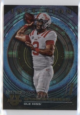 2022 Bowman Inception University Aqua Foil V1 112/199 Spencer Sanders #26 0y6g