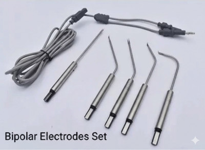 ENT Bipolar Electrodes Set Electro Surgical instruments