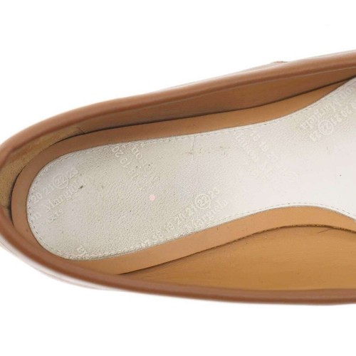 Maison Margiela22 Margiela Tabi Flat PUMPS Ballet Shoes Brown 37 Used MESC-0 - Picture 5 of 10