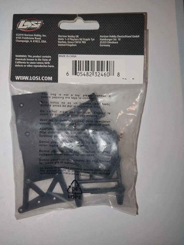 LOSI RC LOSB1853 Front & Rear Ladder & Mount Set Mini ReadyLift SCT - Image 3 of 3