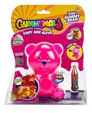 GUMMYMALS INTERACTIVE PINK GUMMY BEAR WITH 20 Lights SOUNDS  REACTIONS NEW TOY