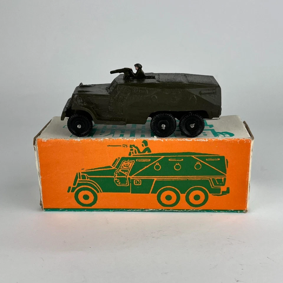 1980 Vintage USSR Military Vehicle Model Truck Tank BTR Metal in Box - Image 3 of 4