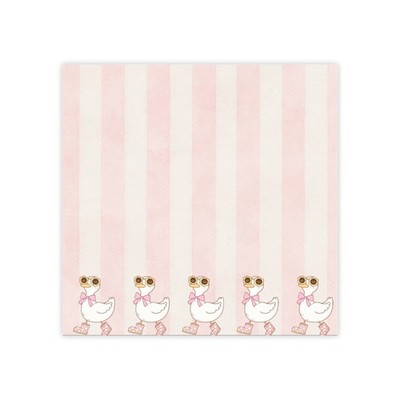 Cute Pink Striped Ducklings Post-it  Note Pads | Sticky Notes notepad