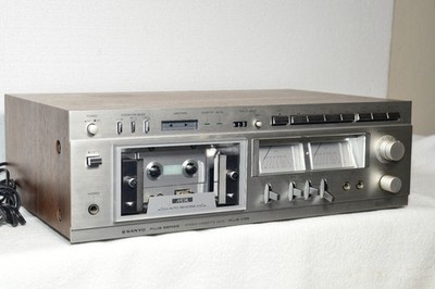 Vintage Sanyo Plus Series Stereo Cassette Deck Plus D65 - All Fntxn Works Great