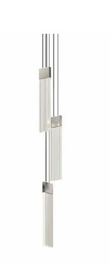 Sonneman 3093 .01 V Panels 4''W Suspension Multi Light Pendant - Chrome
