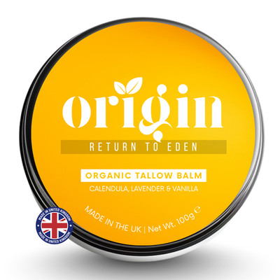 Calendula, Lavendel & Vanille Talgbalsam 100g Bio Grasfutter Britischer Talg