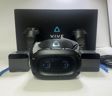 HTC Vive Cosmos Elite VR Headset, 2 Base Stations, Box, Controllers - Never Used