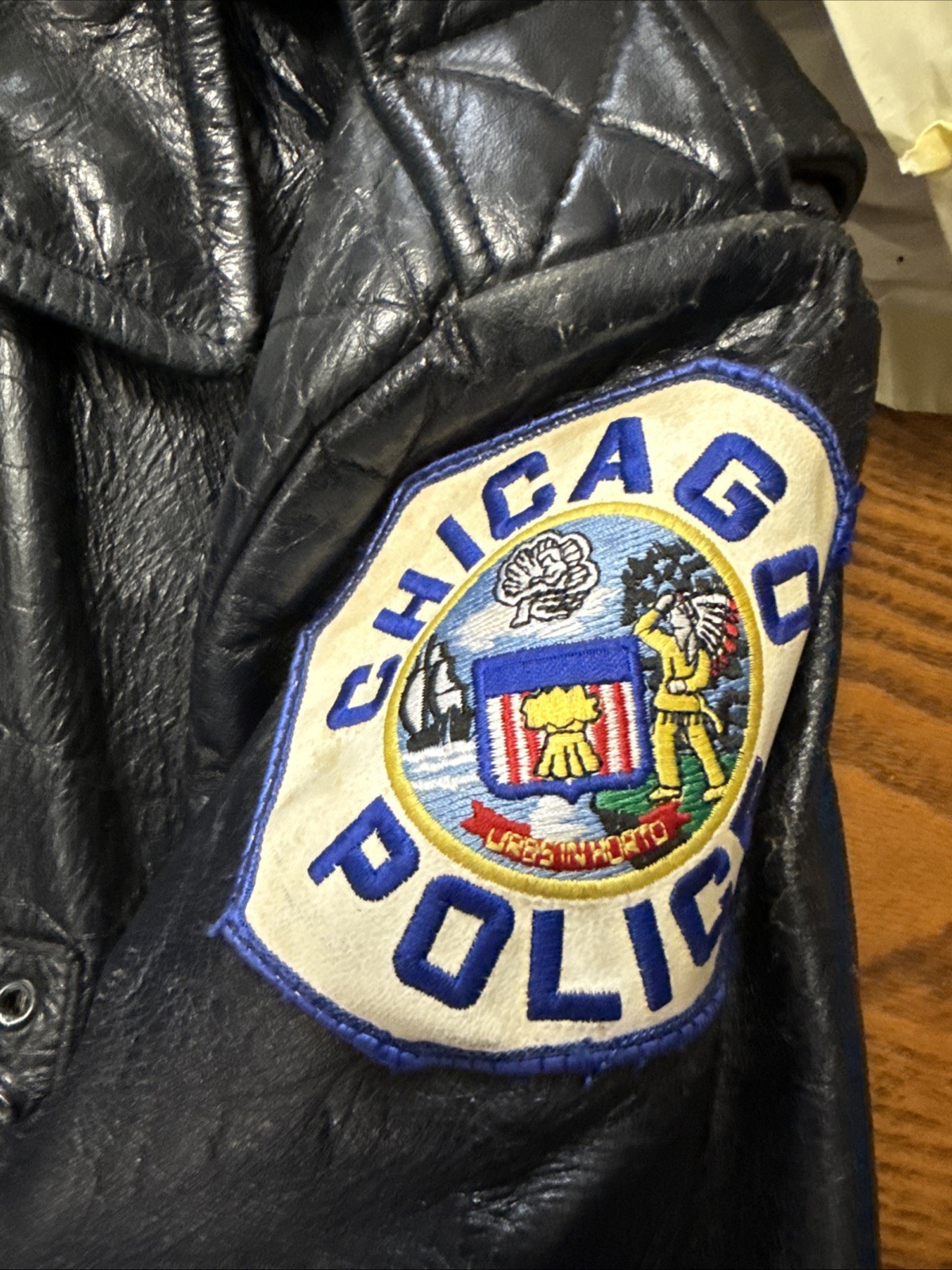 Chicago Police Vintage Leather Jacket By U.S Male By empire Of Chicago image 5
