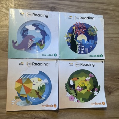 myBook HMH Into Reading Grade 1, 2 Practice Workbook My Text Book 2,3,4 Lot