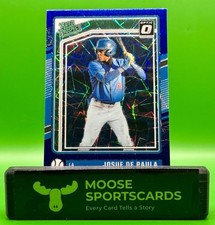 2024 Donruss Optic Baseball Rated Prospect Josue De Paula Blue Velocity