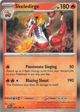 Pokemon - Skeledirge #038/198 - SV01: Scarlet & Violet Base Set Holo